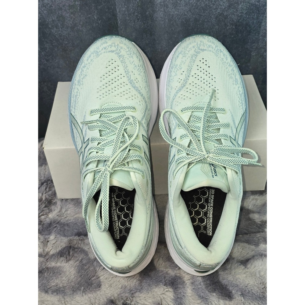 ASICS GEL-Kayano 29 Running Shoes Mint Green‎ / White Athletic Womens 9.5 - Picture 5 of 8